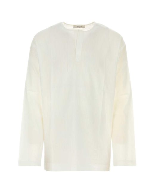 GIMAGUAS White Cotton Amelie T-Shirt for men