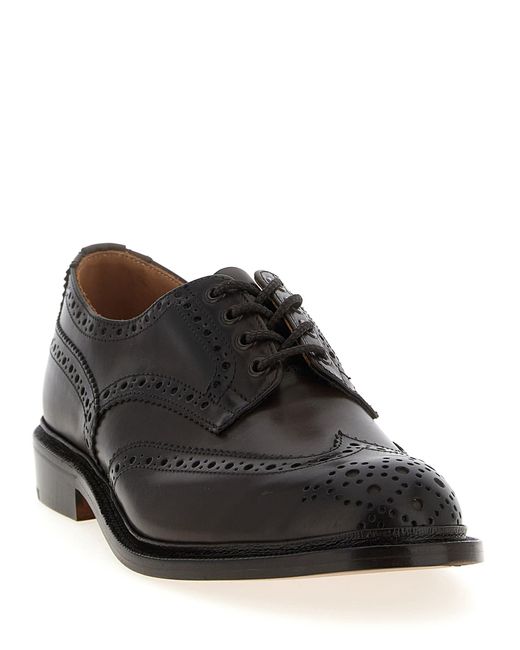 Tricker's Black Bourton Lace Up Shoes for men