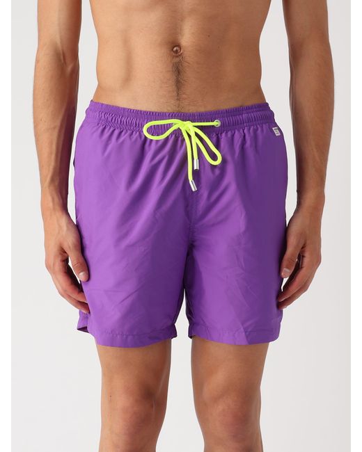 Mc2 Saint Barth Purple Ultralight Swim Short Pantone Swim Shorts for men