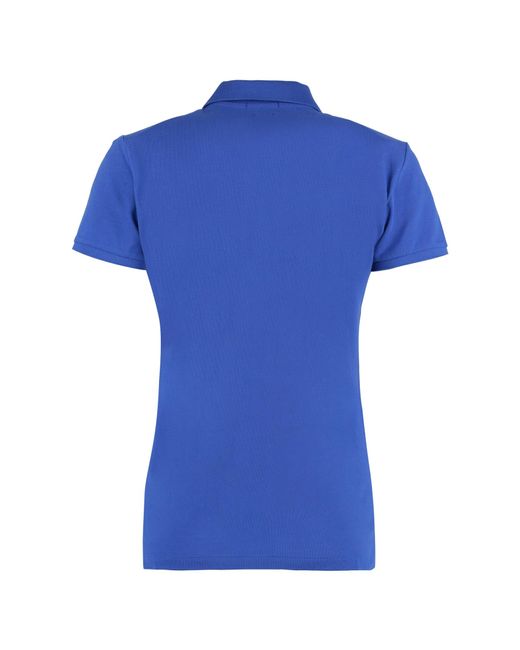 Polo Ralph Lauren Blue Cotton-Piqué Polo Shirt