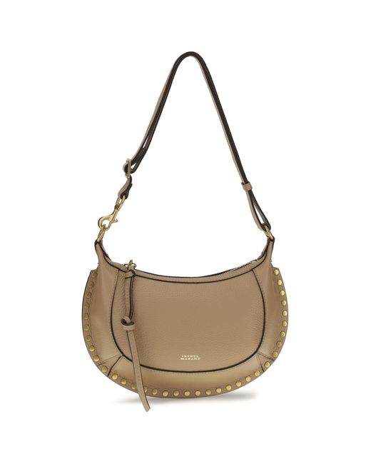 Isabel Marant White Shoulder Bag Oskan Moon Calf Leather