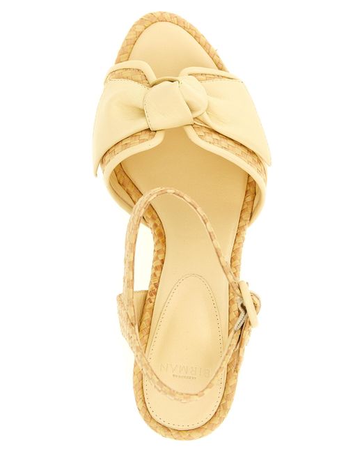 Alexandre Birman Metallic 'Maxi Clarita' Sandals