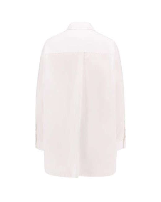 The Row White Victoria Cotton Shirt
