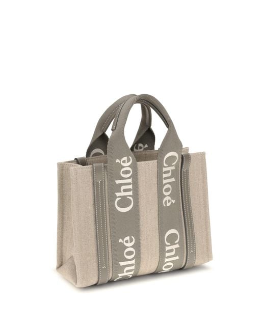 Chloé White Woody Handbag