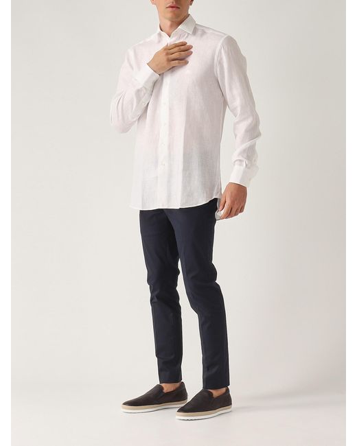 Etro Natural Shirt Roma Logo Shirt for men