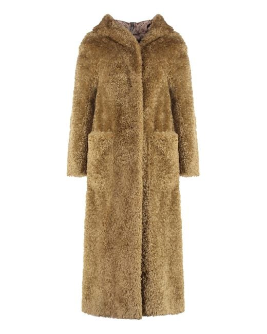 Herno Natural Vegan Fur Coat