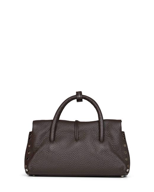 Zanellato Black Del Monte Dotta Small Handbag