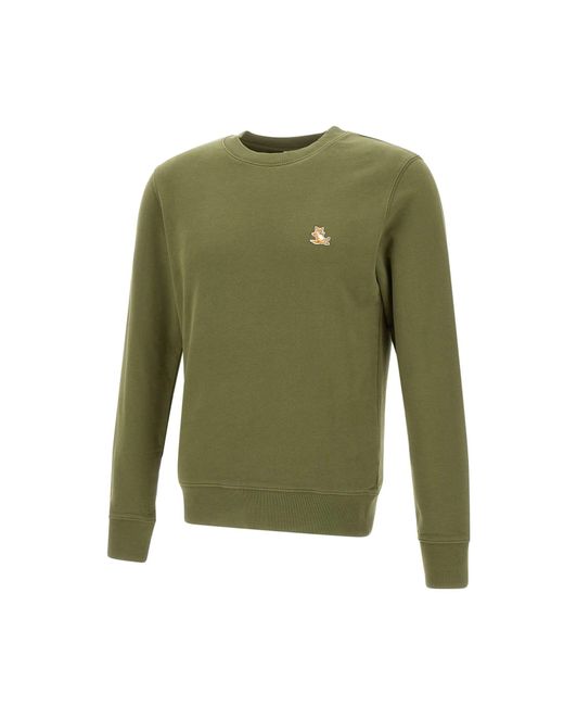 Maison Kitsuné Green Cotton Sweatshirt for men