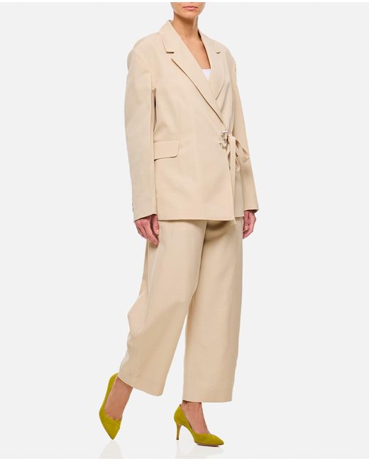 J.W. Anderson Natural Fold Over Trousers