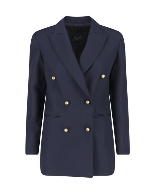 Seafarer Blue Jackets Virgin Wool