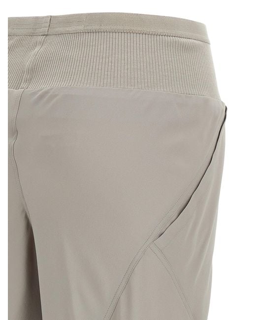 Rick Owens Gray Acetate Flared Pants