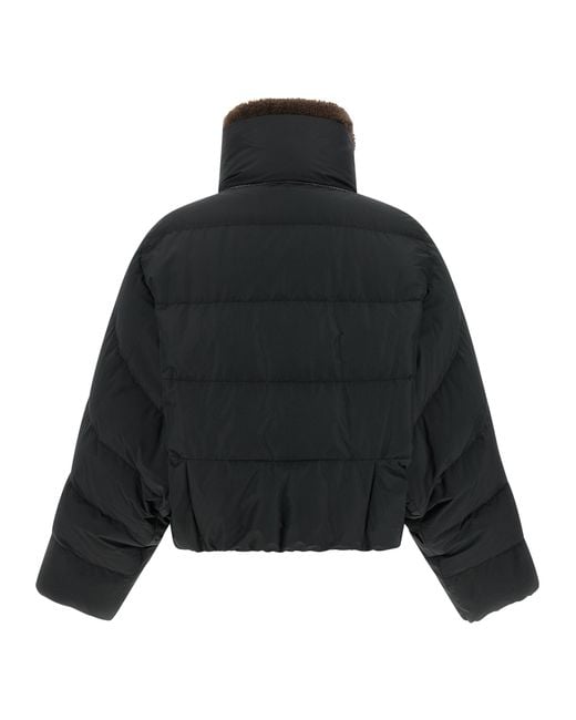 Brunello Cucinelli Black Cotton Full-Length Jacket Clothing