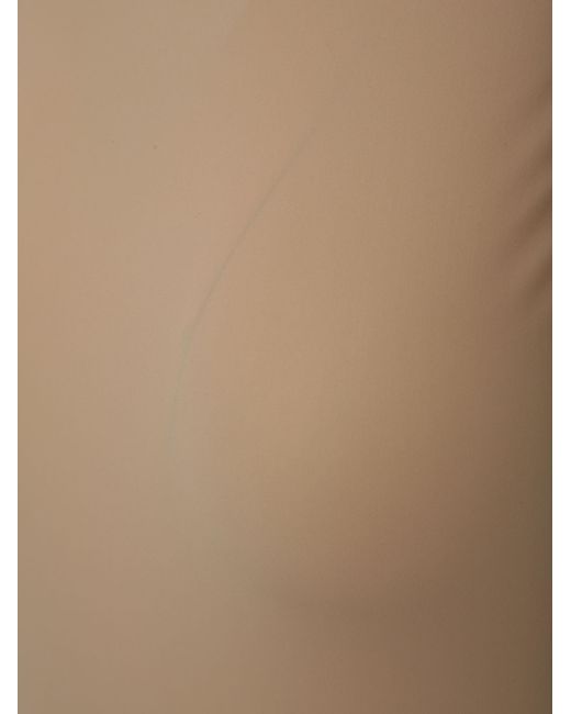 Maison Margiela Brown Seamless Bodysuit With High Neckline