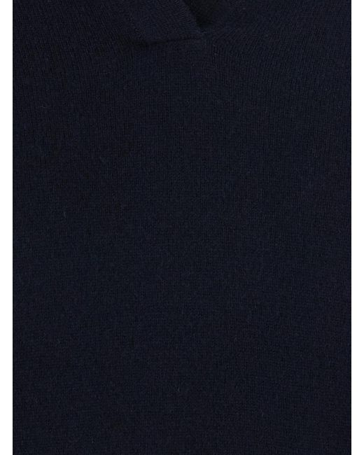Lisa Yang Blue Sweater Katriel Cashmere Knitted Tops