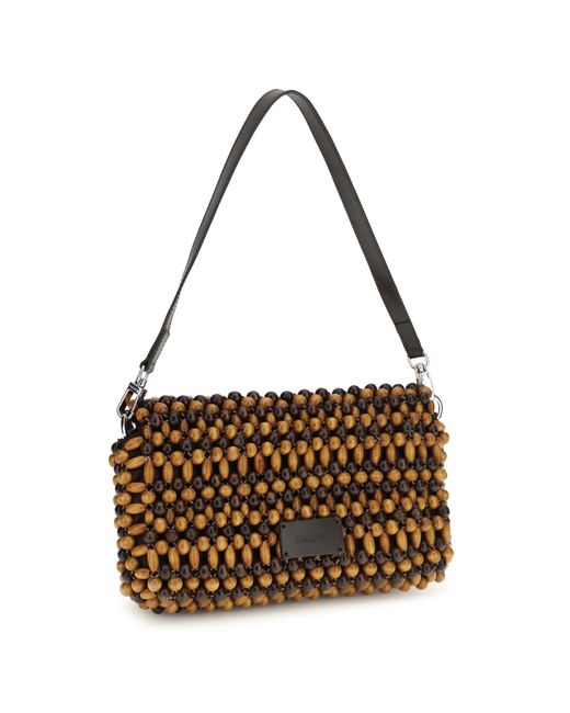 Staud Metallic Shoulder Bag Timmy