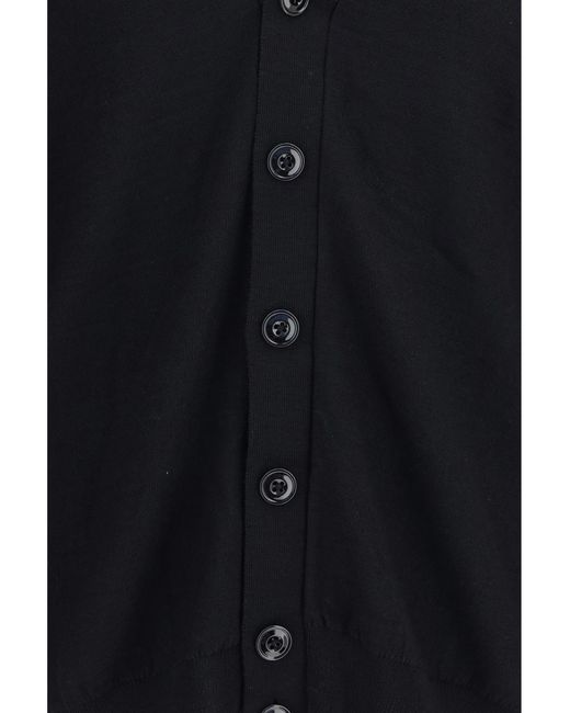 Lemaire Blue Merino Wool Blend Cardigan for men