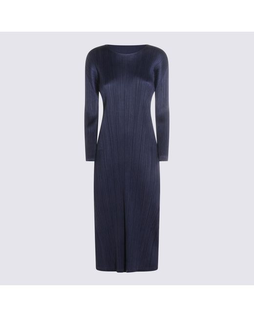 Issey Miyake Blue Dresses _Pl