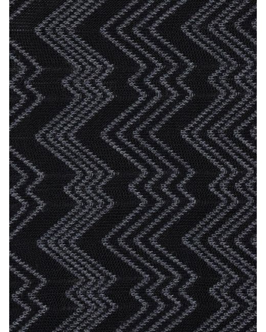 Missoni Black Poncho Wool Blend Viscose Coat