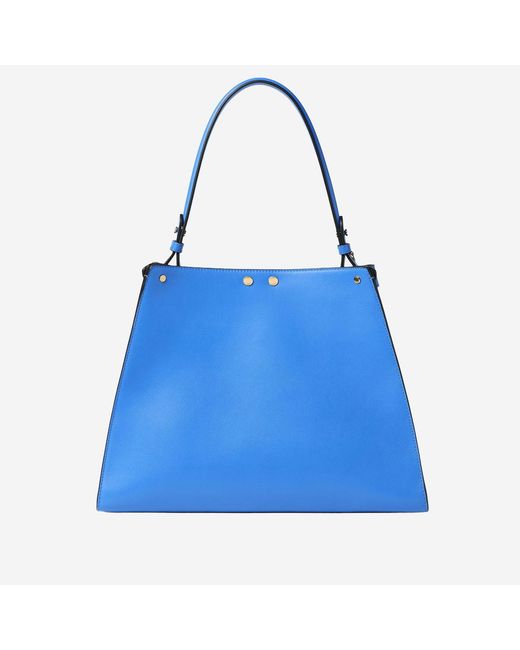 Fendi Blue Shoulder Bag Way Calfskin