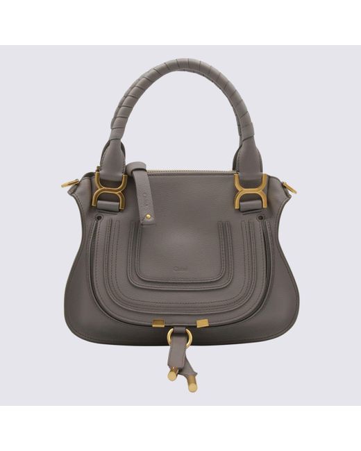 Chloé Gray Marcie Top Handle Bag