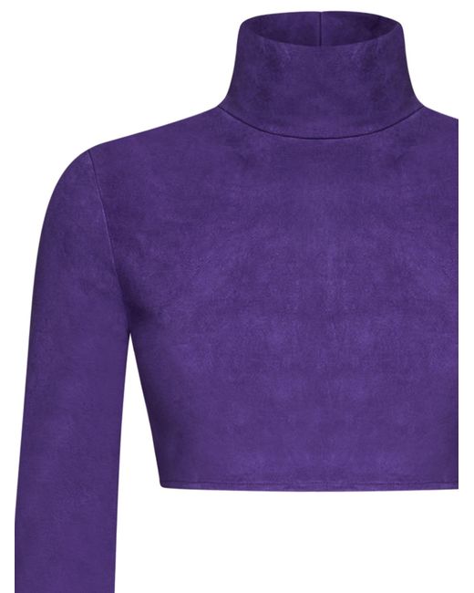 LAQUAN SMITH Purple Top