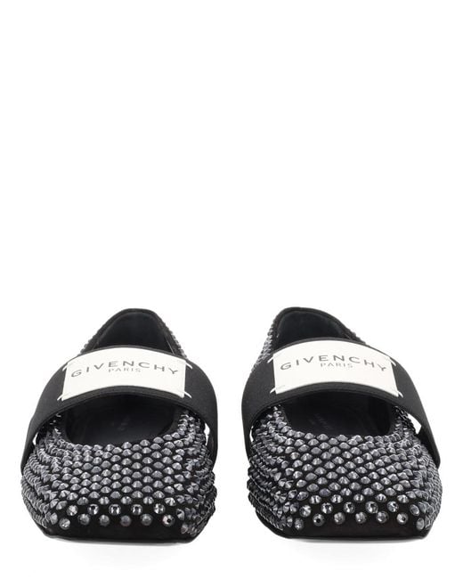 Givenchy Black Ballet Flats Calf Leather