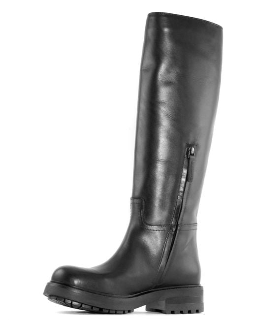 Julie Dee Black Leather Boot