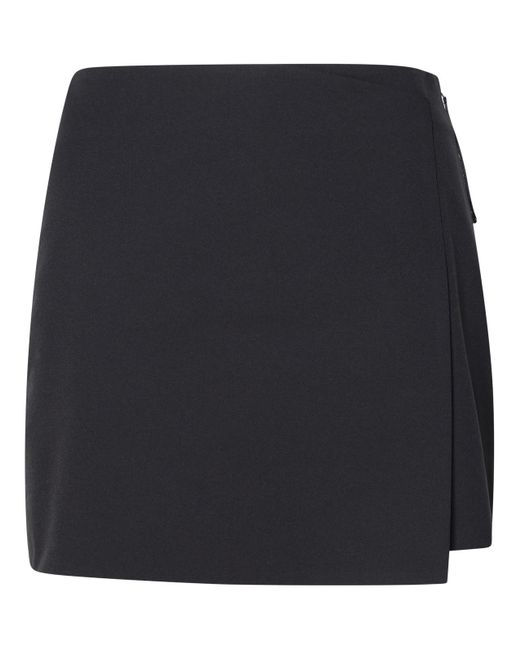 Moncler Black Polyester Blend Shorts
