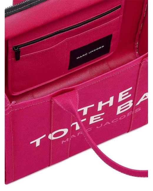 Marc Jacobs Red Tote Bag Fuchsia Cotton Tote-Bags