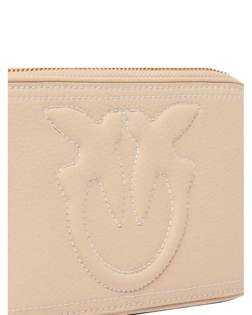 Pinko Natural Crossbody Bag Sheep Leather Crossbody-Bags
