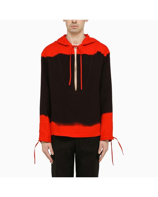 Ferragamo Red Hoodie for men