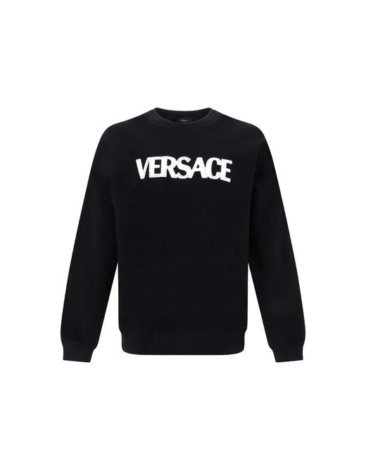 Versace Blue Logo Sweartshirt for men