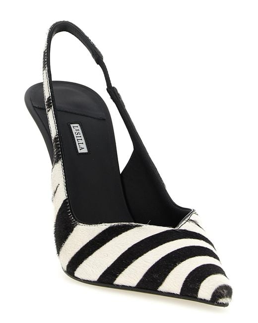 Le Silla Black 'Vivienne' Slingback