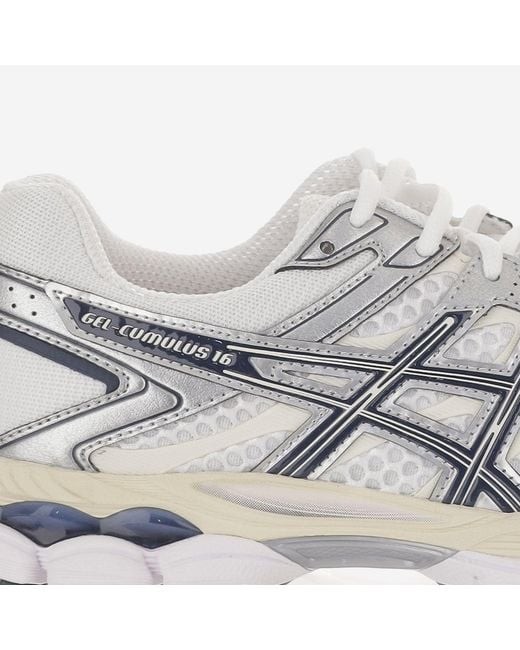 Asics White Sneakers Gel-Cumulus 16 Textile Trainers