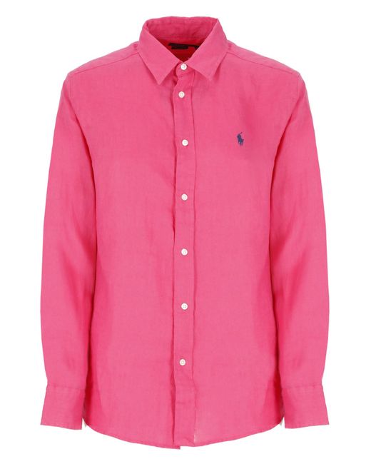 Ralph Lauren Pink Shirts Fuchsia