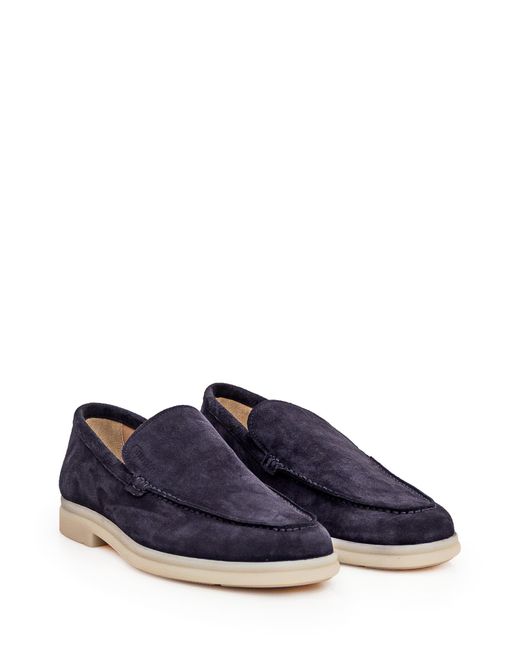 Church's Blue Leather Moccasin for men