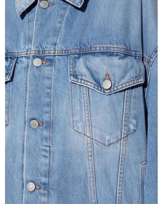 Acne Blue Oversize Denim Jacket for men