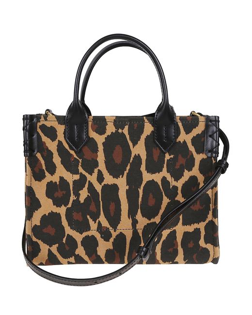 Balmain Black B-Army Shopper Small -Leo Canvas&Calf