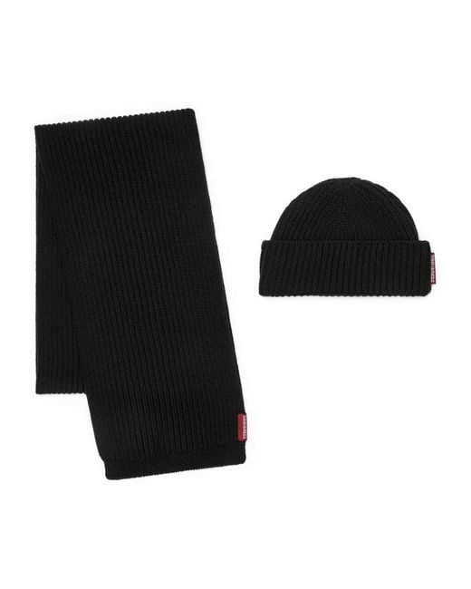 DSquared² Black Hats for men