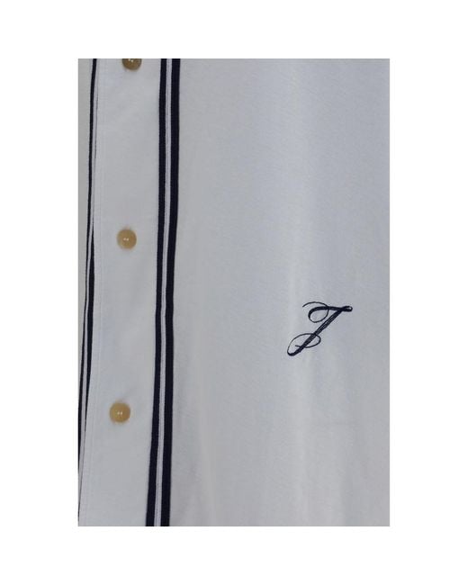 Jacquemus Gray Cotton Pattern Shirt for men