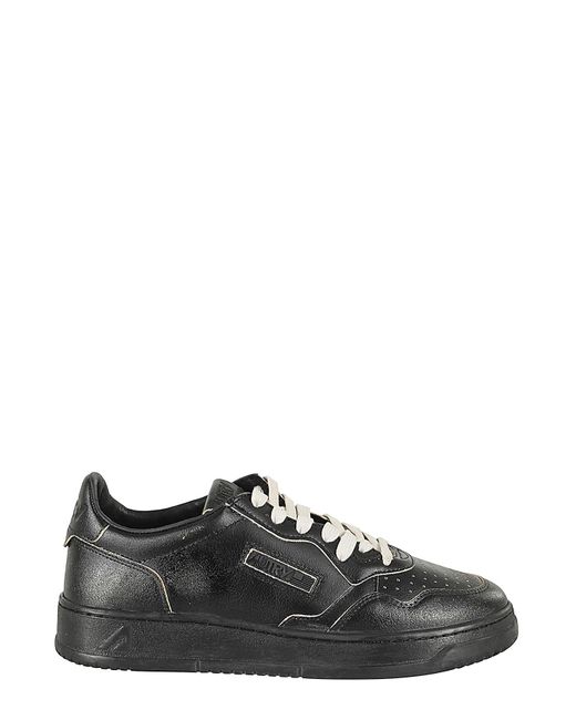 Autry Black Sup Vint Low Sneakers for men