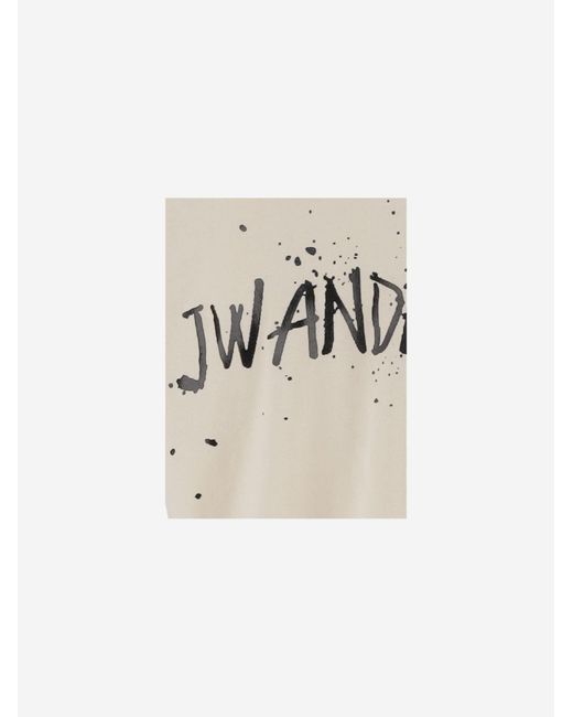 J.W. Anderson White Cotton T-Shirt T-Shirts for men