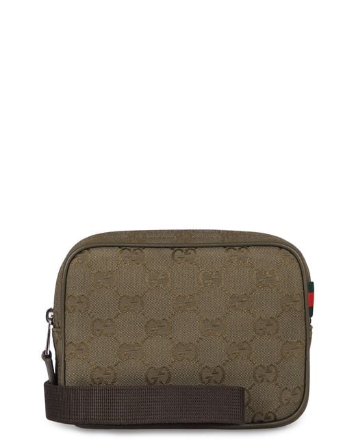 Gucci Brown Camera Bag Gg Canvas Cotton Messenger for men