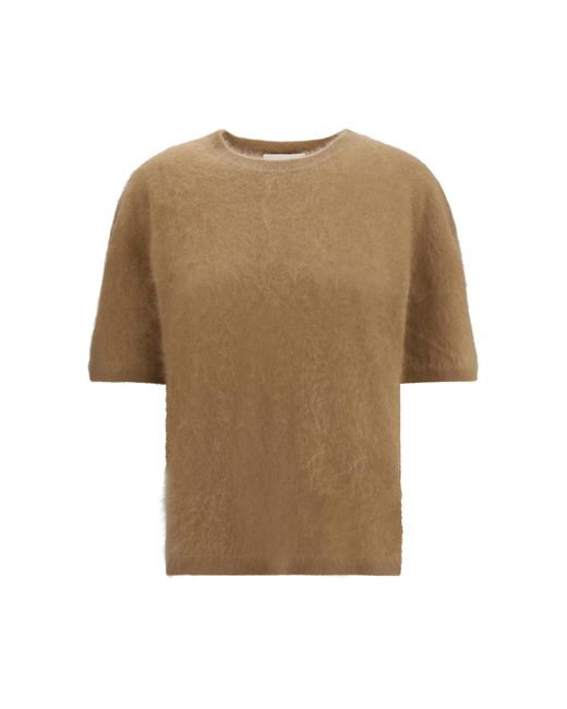 Lisa Yang Natural Maren Sweater Kashmir/Capra Hircus