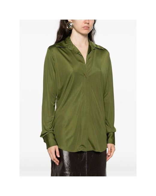 Dries Van Noten Green Tops