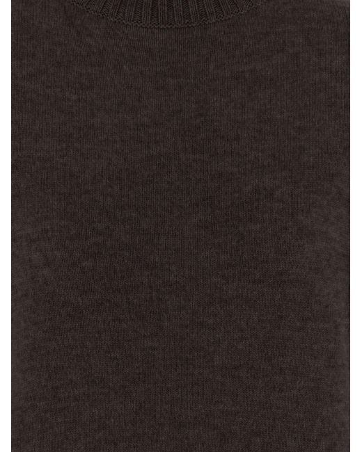 Allude Black Cashmere Sweater