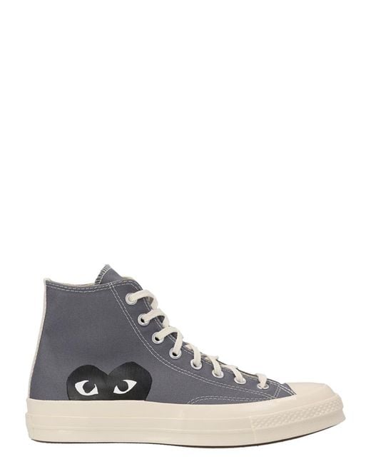 Comme des Garçons White Sneakers Play X Converse for men