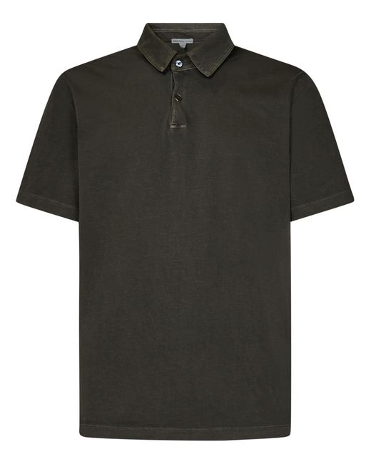 James Perse Black Polo Shirt for men