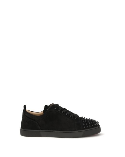 Christian Louboutin Black Louis Junior Spikes Sneakers for men