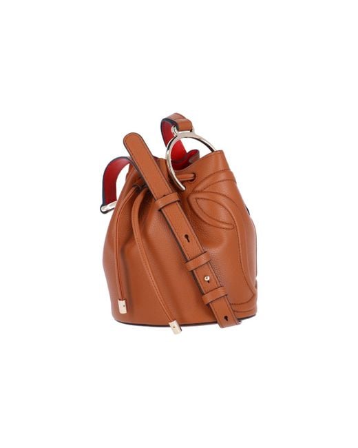 Christian Louboutin Brown By My Side Bucket Bag